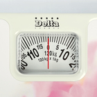 Весы напольные DELTA D9011-Н11, механические, до 120 кг, "Розовые цветы" - Фото 2