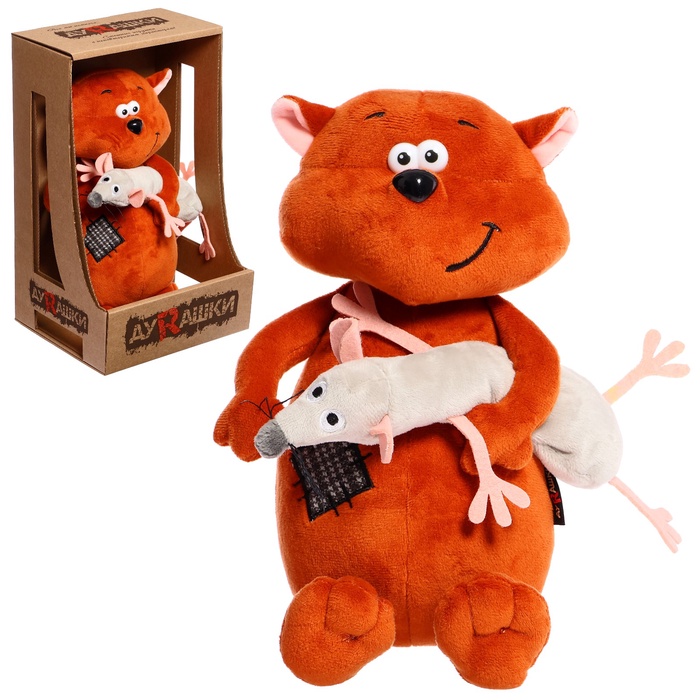 Мягкая игрушка «Котэ & Mouse», 25 см - Фото 1