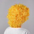 Карнавальный парик «Объёмный», цвет жёлтый, 120 г - Фото 2