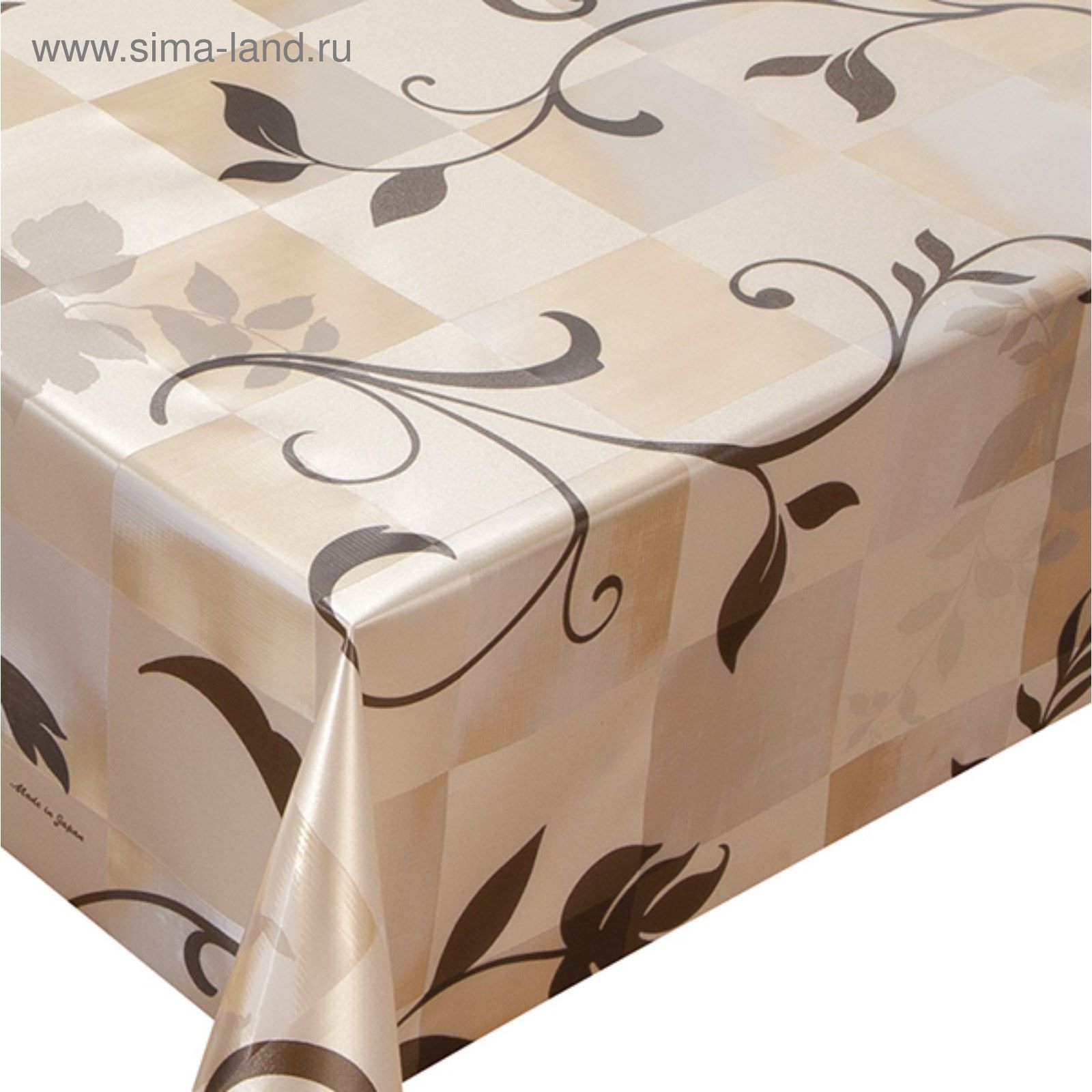 /корич. Клеенка на кухонный стол. Клеенка прозрачная 3d c принтом 1,37х20м, тс207-k18-3. Скатерть клеенка под дерево. Pw274-005 -.