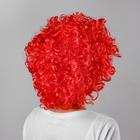 Карнавальный парик, объёмный, цвет красный - Фото 2