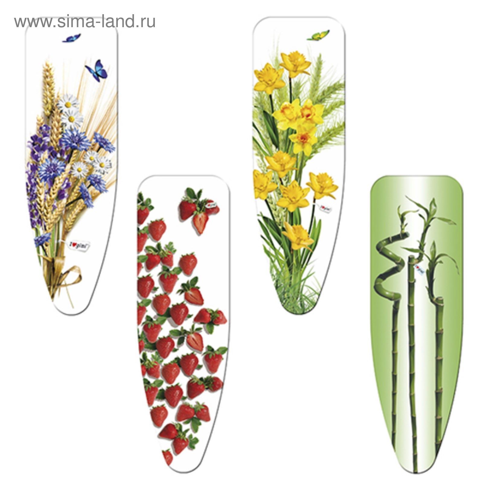 Чехол для гладильной доски I love Gimi, 132х48 см, хлопок (2752417 ...