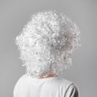 Карнавальный парик, объёмный, цвет белый - Фото 2