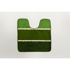 Набор ковриков для ванной «Листопад», 2 шт: 50 х 80 см, 55 х 55 см, цвет зелёный - Фото 2