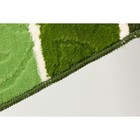 Набор ковриков для ванной «Листопад», 2 шт: 50 х 80 см, 55 х 55 см, цвет зелёный - Фото 6