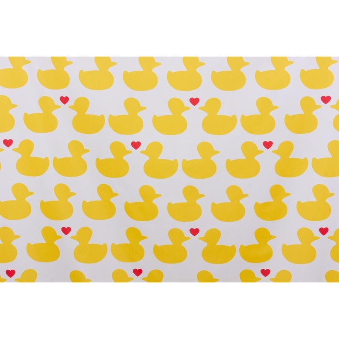 Штора для ванной Bacchetta Bath Duck, 180 х 200 см, цвет жёлтый - фото 1908331130