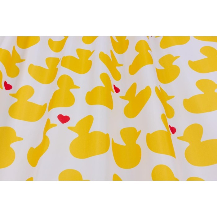 Штора для ванной Bacchetta Bath Duck, 180 х 200 см, цвет жёлтый - фото 1908331131