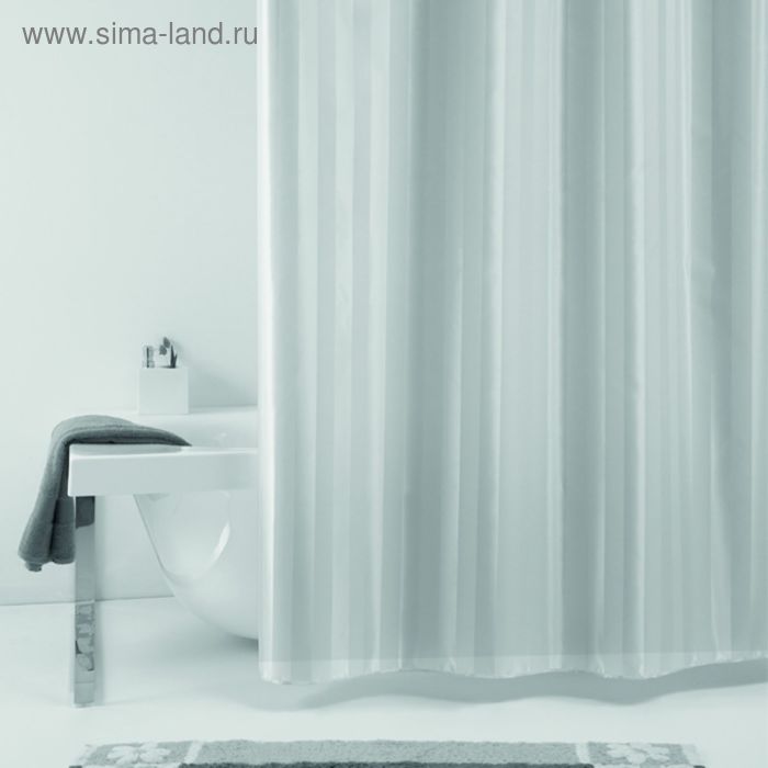 Штора для ванной Rigone, 180 х 200 см, цвет серый - Фото 1