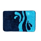 Набор ковриков для ванной «Симона», 2 шт: 50 х 80 см, 55 х 55 см, цвет голубой - Фото 2