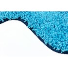 Набор ковриков для ванной «Симона», 2 шт: 50 х 80 см, 55 х 55 см, цвет голубой - Фото 6