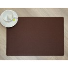 Салфетка Lino, размер 30 х 43 см, цвет шоколад - фото 297934487
