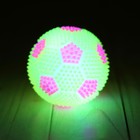 Мяч световой «Футбол», 6,5 см, цвета МИКС - Фото 4