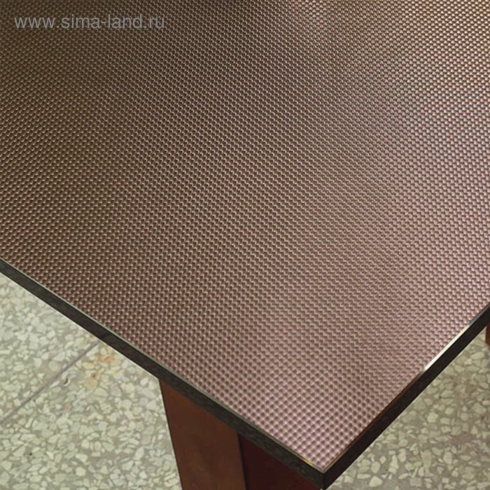 Клеёнка для стола Table Mat Metallic, кофе, 80 см, рулон 20 пог. м - Фото 1