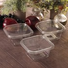 Контейнер одноразовый с неразъёмной крышкой КР-СК, пластик, 500 мл, 13.7×14.2×6.8 см, прозрачный - Фото 5