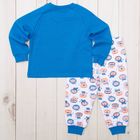Пижама для мальчика, рост 80-86 см, цвет синий, принт львы 304- AZ_М - Фото 2