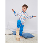 Пижама для мальчика, рост 80-86 см, цвет синий 304- - Фото 1