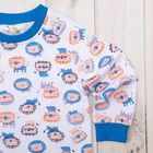 Пижама для мальчика, рост 110-116 см, цвет синий 304- AZ - Фото 4