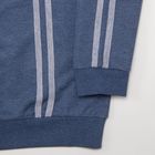 Комплект для мальчика (толстовка, брюки), рост 98-104 см, цвет тёмно-синий 110- М - Фото 6