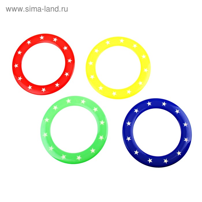 Бумеранг круг "Звездочки", цвета МИКС - Фото 1