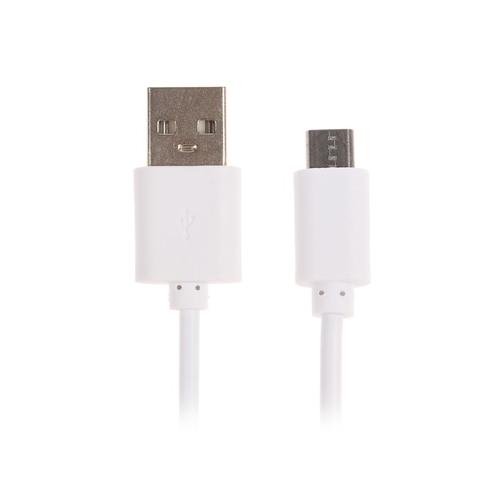 Кабель Cablexpert, micro USB - USB, 1 А, 1 м, белый,