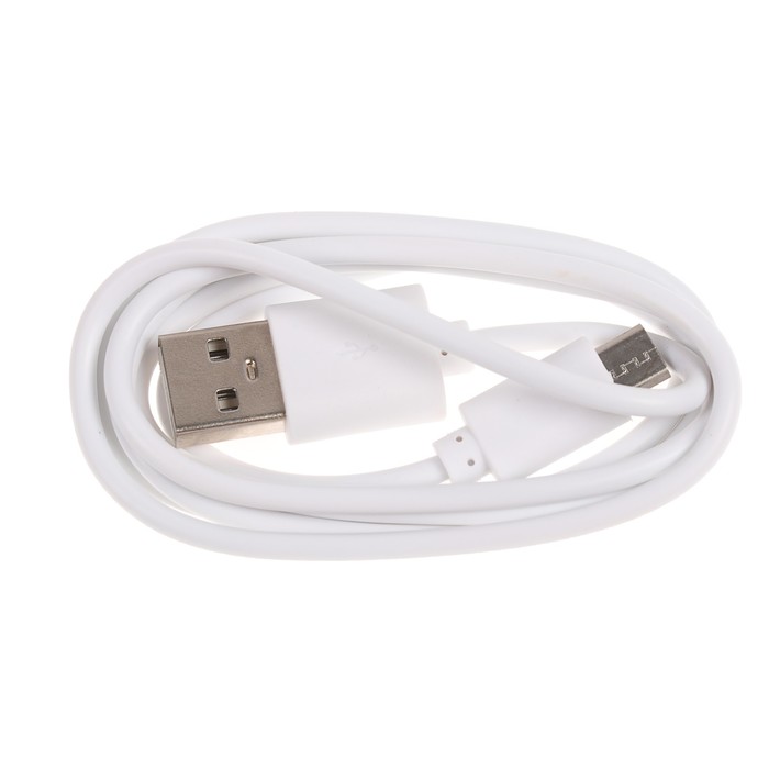 Кабель Cablexpert, micro USB - USB, 1 А, 1 м, белый, - фото 1903963040