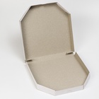 Коробка для пиццы, белая, 30×30×3.5 см - Фото 3