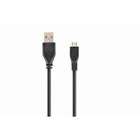 Кабель Cablexpert, microUSB - USB, 1 А, 3 м, чёрный, - фото 321257712