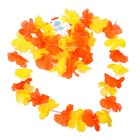 Гавайский набор «Цветочки», ожерелье, венок 2 браслета, цвет жёлтый - Фото 2