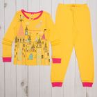 Пижама для девочки, рост 116 см, цвет жёлтый - Фото 1