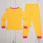 Пижама для девочки, рост 116 см, цвет жёлтый - Фото 9