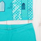 Пижама для девочки, рост 116 см, цвет бирюзовый CAK 5308 - Фото 6