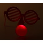 Карнавальные очки световые с носом "Сеточка", цвета МИКС - Фото 2