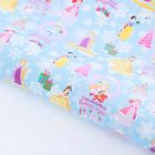 Бумага упаковочная глянцевая "Счастливого Нового Года" Принцессы ,70 х100 см - Фото 1