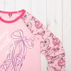 Пижама для девочки, рост 146 см, цвет светло-розовый CAJ 5314 - Фото 3