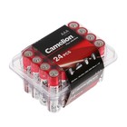 Батарейка алкалиновая Camelion Plus Alkaline, AAA, LR03-24BOX (LR03-PB24), 1.5В, набор 24 шт. - Фото 2