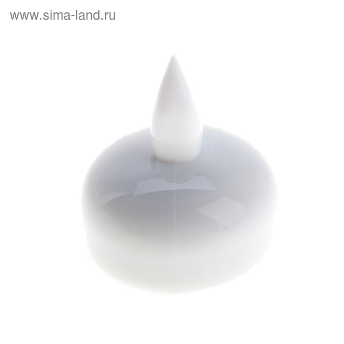 Свеча световая "Белая" с датчиком прикосновения с водой - Фото 1