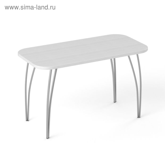 Обеденный стол «Фигаро», 1200 × 600 мм, опоры металл, цвет риголетто светлый - Фото 1