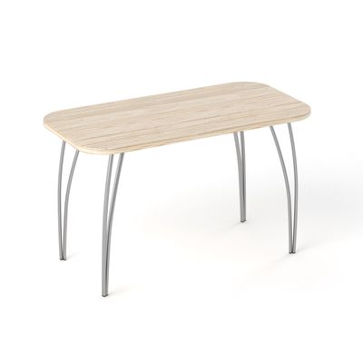 Обеденный стол «Фигаро», 1200 × 600 мм, опоры металл, цвет тростник морской
