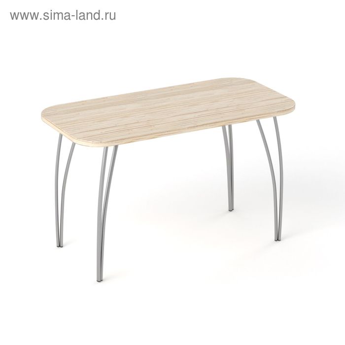 Обеденный стол «Фигаро», 1200 × 600 мм, опоры металл, цвет тростник морской - Фото 1