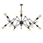 Люстра «Краб» E27 12×40 Вт черный 80×80×100 см BayerLux - Фото 1