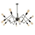 Люстра «Краб» E27 12×40 Вт черный 80×80×100 см BayerLux - Фото 4