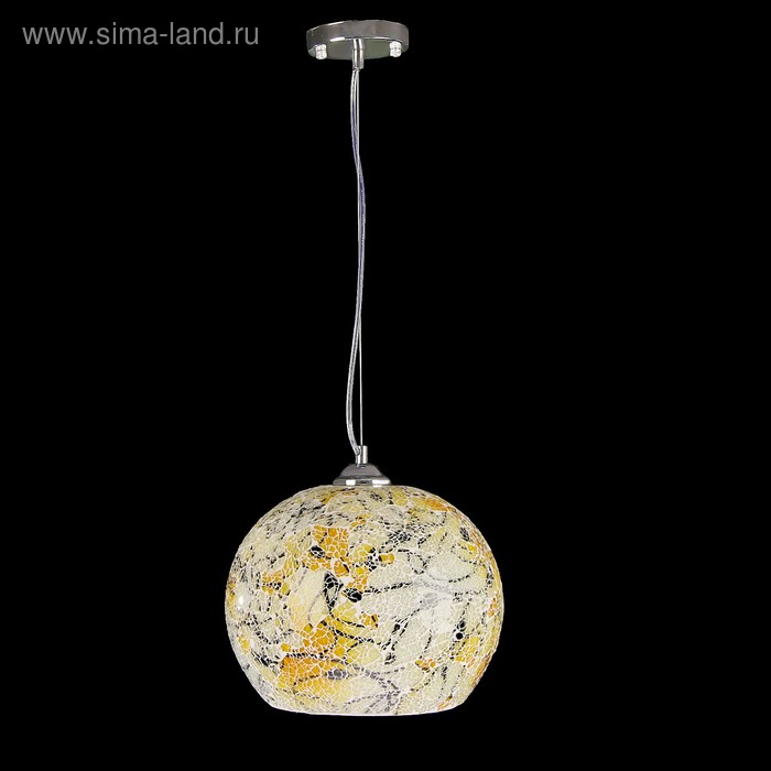 Светильник подвес "Аиша" E27 1х40Вт желт. 25х25х27 см - Фото 1