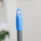 Швабра для мытья пола плоская, телескопическая ручка 60-120 см, насадка микрофибра 38×15 см, цвет МИКС - Фото 4