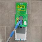 Швабра для мытья пола плоская, телескопическая ручка 60-120 см, насадка микрофибра 38×15 см, цвет МИКС - Фото 8