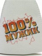 Шапка банная с принтом «100% Мужик» - Фото 4