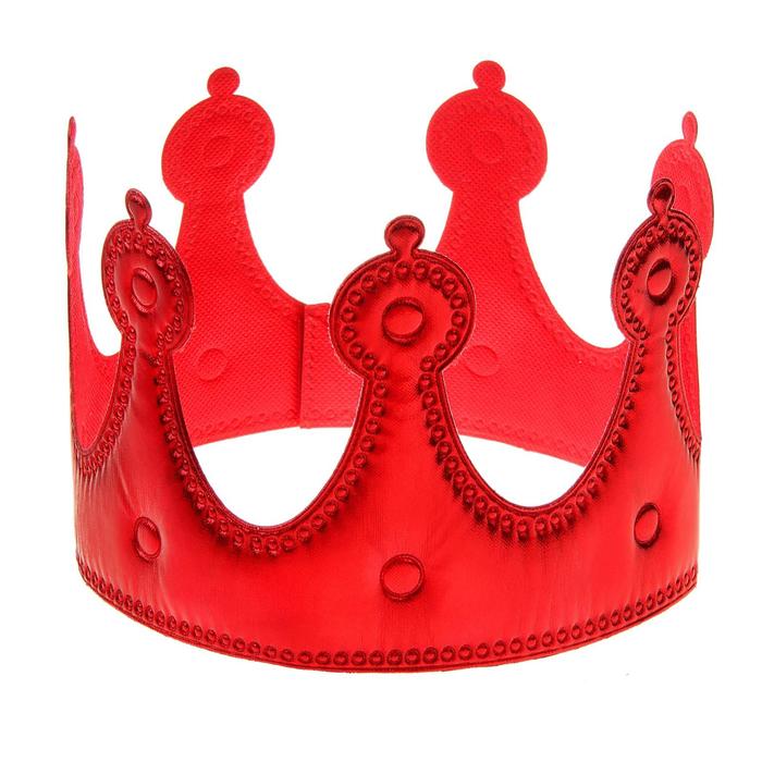 Корона «Принцесса», красная - Фото 1