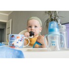 Ниблер для прикорма, от 5 мес., с силиконовой сеточкой, размер М «Я люблю есть», черно-белый - Фото 5