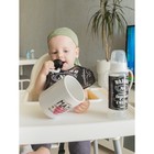 Ниблер для прикорма, от 5 мес., с силиконовой сеточкой, размер М «Я люблю есть», черно-белый - Фото 7