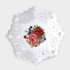 Ваза для хлеба и фруктов «Кубань. Месяц», d=20 см, белая, рисунок МИКС (комплект 2 шт) - фото 65282139