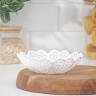 Ваза для хлеба и фруктов «Кубань. Сердце», 18×4.5 см, белый, рисунок МИКС - Фото 3